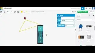 Glowing a bulb in tinkercad circuits
