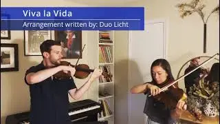 Viva la Vida cover for violin and viola