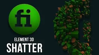 Shattered Logo Animation without C4D | [Simple way]