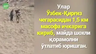 Ўзбекистон-Қирғизистон чегарасида ўқ узилди