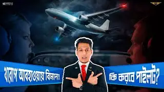 পাইলট কিভাবে দুর্যোগপূর্ণ আবহাওয়াকে মোকাবেলা করে? - How #Pilot Deal With the #Bad_Weather? AvioTech