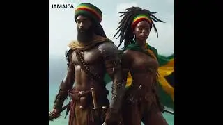 Countries As A Man And Woman Warrior - AI Images Generated