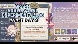 How to complete Graph Adversarial Experimental Event Day 3 | New Event | Genshin Impact
