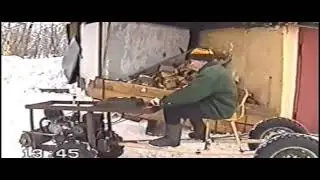 Самодельный мотоблок, первый выезд. 😃👍