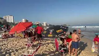 4K | ⛱️ LIVE 🔥 2000 GIRL IN LEBLON BEACH 😍 RIO DE JANEIRO 2024 👙 TOP COASTAL VIEWS