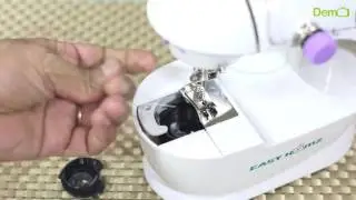 Portable sewing machine or Mini selai machine review -How to do thread gear cleaning, demo in Hindi
