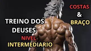 Treino de COSTAS  e BRAÇO