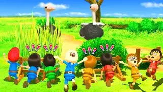 Wii party U - Battle of Minigames ( Master Difficulty ) Bob-omb vs sophia vs Pavel vs Marit