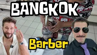 Thai local barber and crispy pork with Tomas Tarr 🧔🪒🇹🇭
