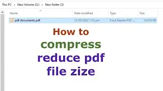 how to reduce pdf file size