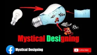 Photoshop Tutorial | Photo Manipulation | Water Splash in Bulb