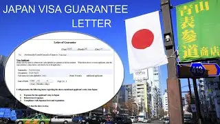Japan visit visa I japan visa guarantee letter I japan visa guarantor I How to fill guarantee letter