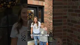 DIY Halloween T-Shirts #Shorts #HalloweenDIY #Halloween2024 #HalloweenIdeas #HalloweenClothes