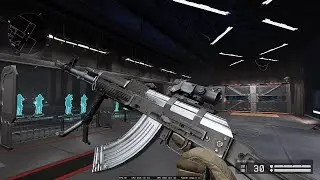АК-103 "Сталь" с модами в действии.