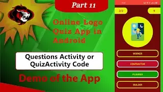 Online Logo Quiz App with Firebase and Firestore | Fetching Questions