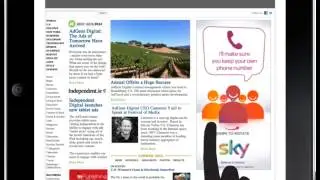 Sky (Tablet Advertising Material)