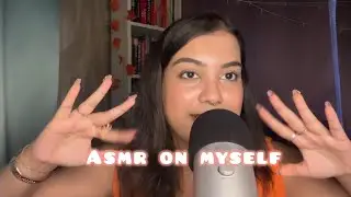 ASMR on myself (hair and body triggers with long nails) #asmrscratching #scratching 💆🏽‍♀️