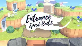 Cottagecore Island Entrance! | Speed Build | time lapse w/chill music | Animal Crossing New Horizons