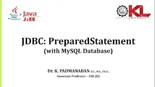 EP0007: JDBC: PreparedStatement with MySQL database