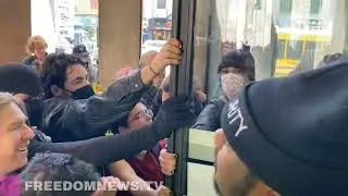 Fashion Institute STORMED and OCCUPIED with Encampment - NYC