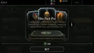 MKX Mobile-Testing My Luck By Opening An Elite Pack Pro!!!