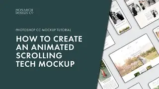How to create a moveable tech screen gif and video in Photoshop CC