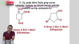 024 - Kimya ÖABT - Siklo Alkanların İsimlendirilmesi   Kimya ÖABT
