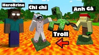 Anh Gà Bất Ổn Troll Em Gái Chi Chi Khóc Nhè Và Cái Kết Trong Minecraft - Siêu Hài Hước 🤣