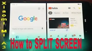 xiaomi mi a3 how to split screen