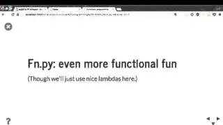 Functional programming in Python with Toolz and fn.py