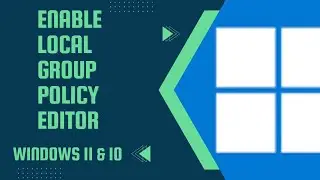 How to Enable Group Policy Editor (gpedit.msc) on Windows 11/10/8/7 Home Edition?