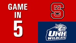 Game in 5   NC State Hockey vs New Hampshire October 18th, 2024