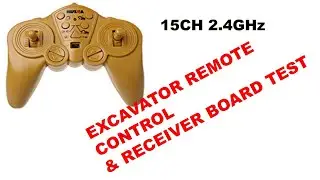 TRANSMITTER AND RECEIVER BOARD FOR RC EXCAVATOR TANK