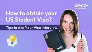 USA Student Visa Guide + Visa Interview Tips for International Students | AECC #studyinusa