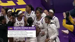🚨 RECORD-SETTING Night For #7 LSU Tigers, Points Scored (133) & Margin Of Victory (89) | Highlights