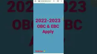 OBC and EBC Apply 2023 Bihar Post matric scholarship #postmatricscholarship #biharscolership