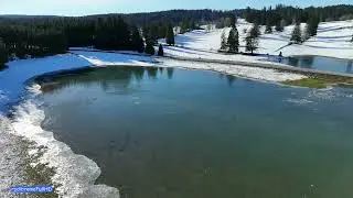 LAC Sainte-Croix/L'Auberson, gelé, DRONE