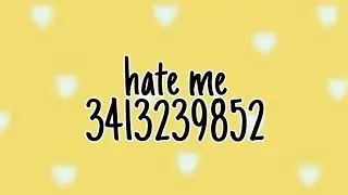 Roblox Music Code - Hate Me -  Ellie Goulding, Juice WRLD
