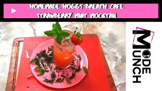 Homemade Hoggs Breath Cafe Strawberry Mint Mocktail