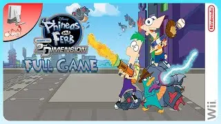Phineas and Ferb: Across the 2nd Dimension Full Game Longplay (Wii, PS3, PSP)