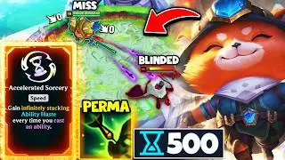 PERMA BLIND TEEMO IS 100% HILARIOUS!! (500 ABILITY HASTE)