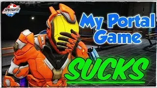 Splitgate - My PORTAL Game SUCKS (KotH on Atlantis)