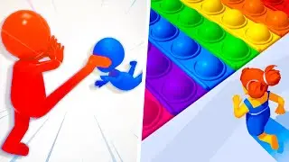 Pop It Run! |  Pop It Runner - ⭐ Gameplay Relax & Satisfying Mobile Games Free Apk