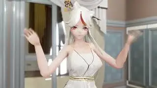 MMD sexy dance beautyleg Ningguang high heels hotgirl