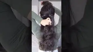 ~Uzun sochli qizlaga hairstyle💕~ #hairstyle #shorts #longhair #hairtutorial
