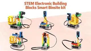 KEYESTUDIO 丨Kidsbits STEM Electronic Building Blocks SmartBinsite Kit For Arduino With UNO Board