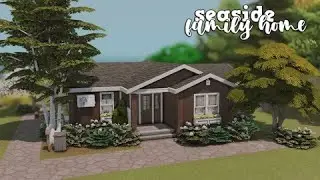 seaside family home 🦭 | the sims 4 speed build | no cc