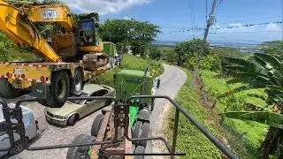 Jake Braking Down Steep Narrow Mountain Roads with a Oversized Load