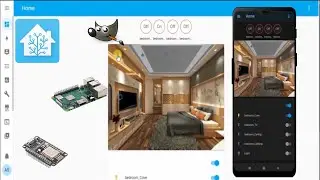Home Automation Using Room Image as Lovelace User Interface in Homeassistant. Home Automation Part-2