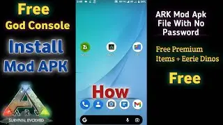 ARK Mobile - Free God Console Mod Apk Save Data Installation Guide🦖 | Ark Mobile Hack